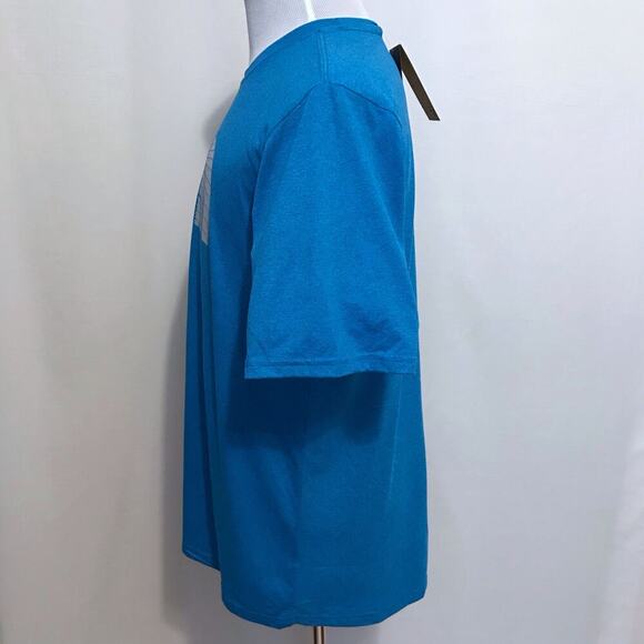 The North Face NWT Blue Short Sleeves Shirt Men L - Picture 5 of 8